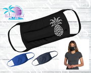 Pineapple Rhinestone Mask