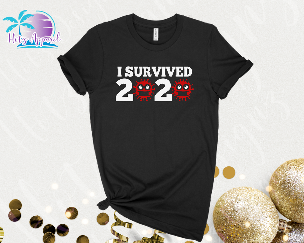Apparel I Survived 2020 Shirt New Year I Survived 2020 Unisex Shirt