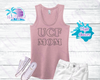 UCF Mom Women's Cosmo Rhinestone Tank Top / Shirt - Pink