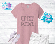 UCF Mom Women's Cosmo Rhinestone Tank Top / Shirt - Pink
