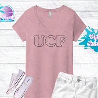 UCF Women's Cosmo Rhinestone Tank Top / Shirt - Pink