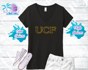 UCF Women's Topaz Rhinestone Tank Top / Shirt - Black